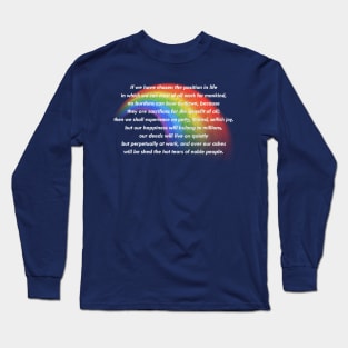Karl Marx Quotes / Meme Design Long Sleeve T-Shirt